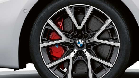M Sport brzdy, vysokolesklé červené BMW 128ti F40 M Sport brzdy, vysokolesklé červené
