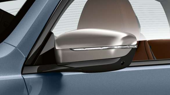 Kryty zrkadiel. BMW radu 8 Coupé, Galvanic Cerium Grey, kryty zrkadiel.