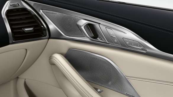 Zvukový systém Bowers & Wilkins Diamond Surround Sound System BMW radu 8 Gran Coupé, zvukový systém Bowers & Wilkins Diamond Surround Sound System
