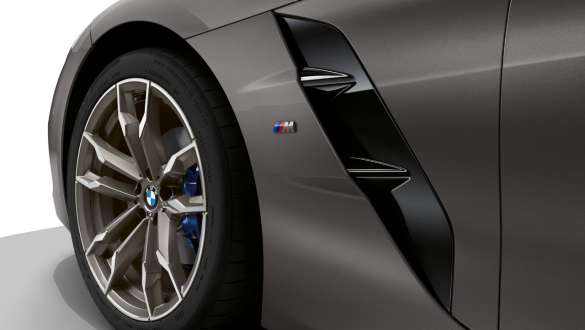 Výduchy Air Breather BMW Z4 M40i Roadster G29 Výduchy Air Breather BMW Z4 M40i Roadster G29 2019 BMW Individual metalíza Frozen Grey detailný pohľad