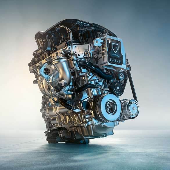 BMW M135i xDrive motor. M TwinPower Turbo 4-valcový benzínový motor modelu BMW M135i xDrive s výkonom 225 kW (306 k).