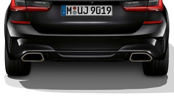 BMW M340i xDrive Touring (G21), Exkluzívne koncovky výfuku BMW M340i xDrive Touring (G21), Exkluzívne koncovky výfuku