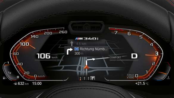 BMW M340i xDrive Touring (G21), M špecifický prístrojový panel BMW M340i xDrive Touring (G21), M špecifický prístrojový panel