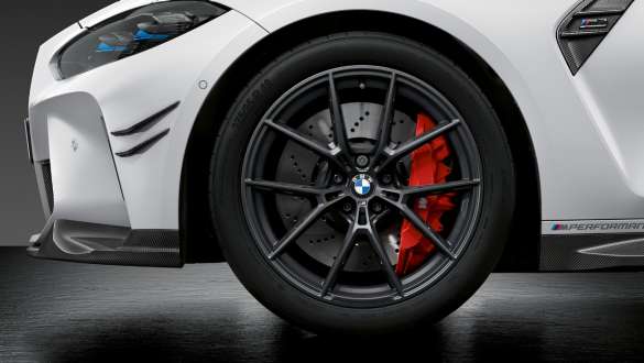 M Performance kované disky Y-spoke style 963 M Frozen Gunmetal Grey BMW M4 Competition Cabrio s pohonom M xDrive G83 2021 BMW M4 Competition Cabrio s pohonom M xDrive G83 2021 20-/21-palcové M Performance kované disky Y-spoke style 963 M Frozen Gunmetal Grey detailný pohľad