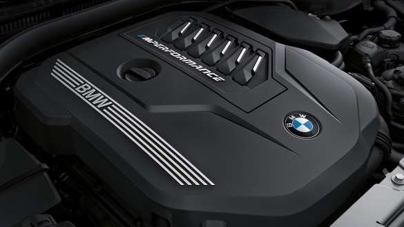 Benzínový 6-valec BMW M TwinPower Turbo BMW M440i xDrive Coupé G22 2020 BMW M440i xDrive Coupé G22 2020 radový benzínový 6-valec BMW M TwinPower Turbo detailný pohľad