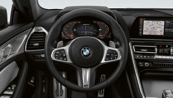 M kožený volant BMW M850i xDrive Gran Coupé M kožený volant BMW M850i xDrive Gran Coupé G16 2019 interiér