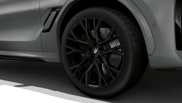 BMW X6 M Competition F96 21/22-palcové M Performance disky z ľahkej zliatiny Star-spoke style 809 M Jet Black matné BMW X6 M Competition F96 21/22-palcové M Performance disky z ľahkej zliatiny Star-spoke style 809 M Jet Black matné