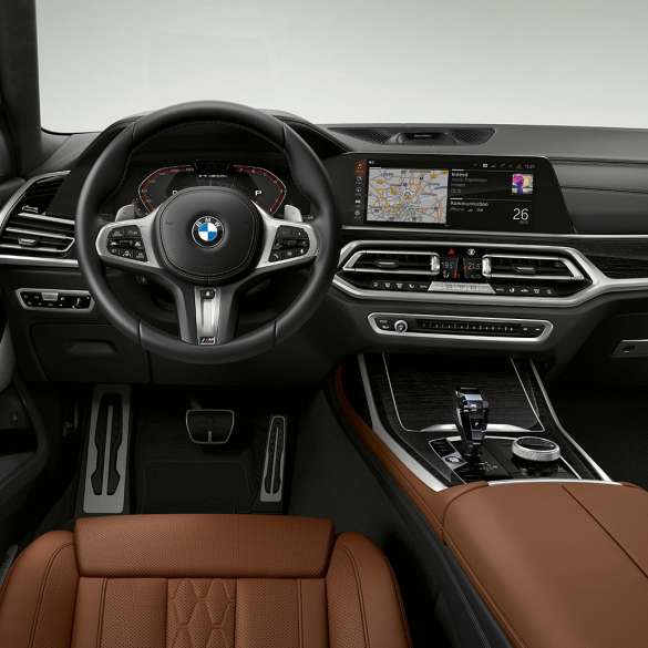 BMW X7 M50i, interiér BMW X7 M automobily M50d a M50i, interiér, G07, 2019