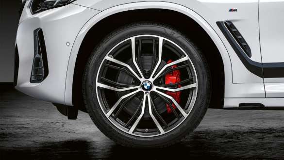 BMW X4 G02 21-palcový kovaný M Performance disk 2021 BMW X4 G02 21-palcový kovaný M Performance disk Y-spoke 701 M Bicolour 2021
