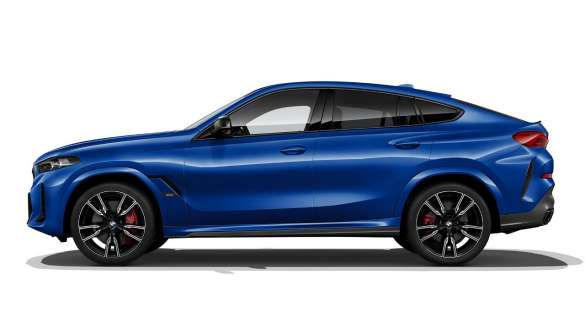 Bočný pohľad BMW X6 G06 LCI BMW X6 G06 LCI bočný pohľad