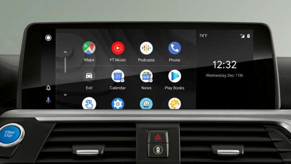 Integrácia smartfónu BMW iX3 G08 Integrácia smartfónu BMW iX3 G08 2020 iDrive displej interiér