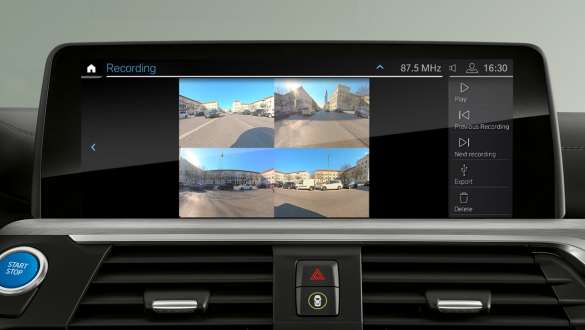 BMW Drive Recorder BMW iX3 G08 BMW Drive Recorder BMW iX3 G08 2020 iDrive displej interiér