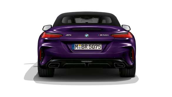 BMW Z4 G29 Thundernight zadný pohľad BMW Z4 G29 2022 Thundernight zadný pohľad