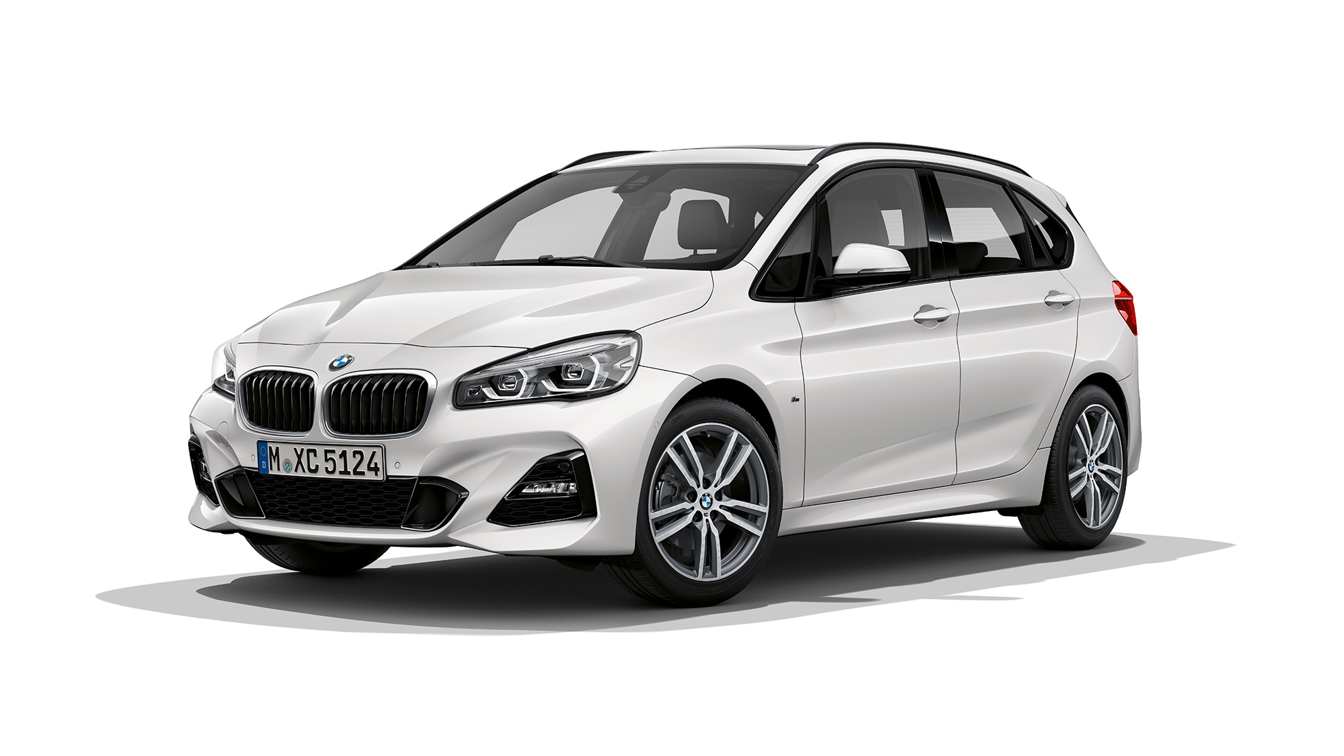 BMW radu 2 Active Tourer Model M Sport BMW radu 2 Active Tourer 220d xDrive Model M Sport F45 metalíza Mineral White predobočný pohľad