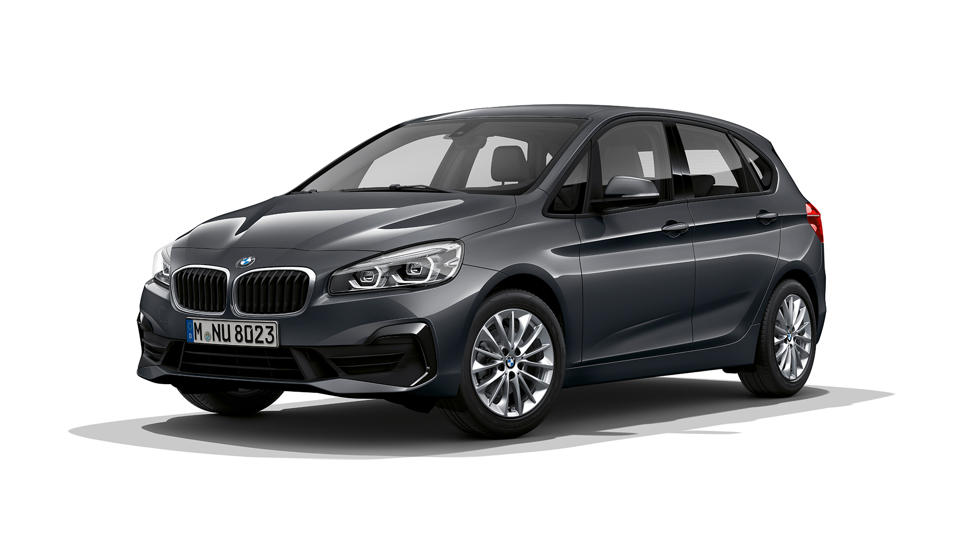 Predobočný pohľad BMW radu 2 Active Tourer Model Advantage BMW radu 2 Active Tourer 218i F45 Model Advantage metalíza Mineral Grey predobočný pohľad