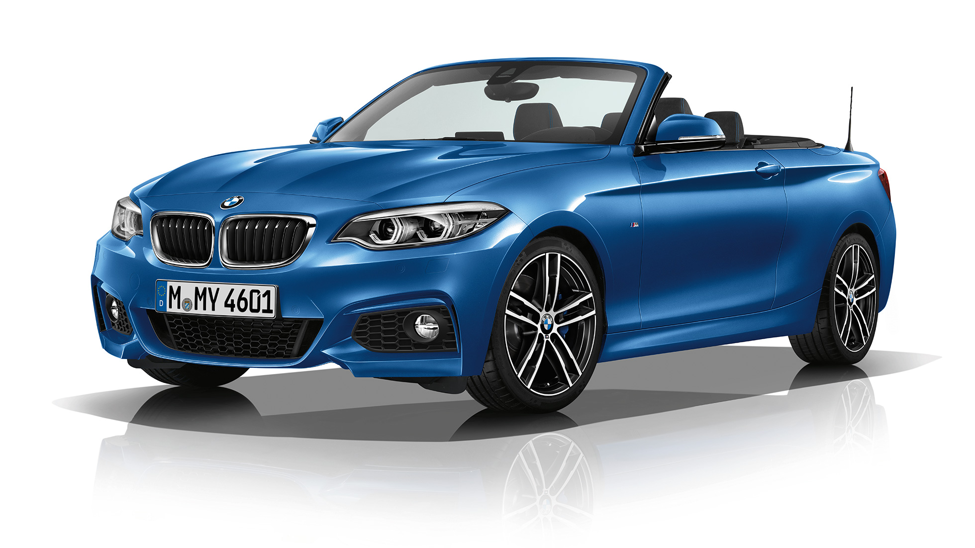 BMW radu 2 Cabrio, model M Sport trojštvrťová snímka prednej časti BMW radu 2 Cabrio, model M Sport trojštvrťová snímka prednej časti