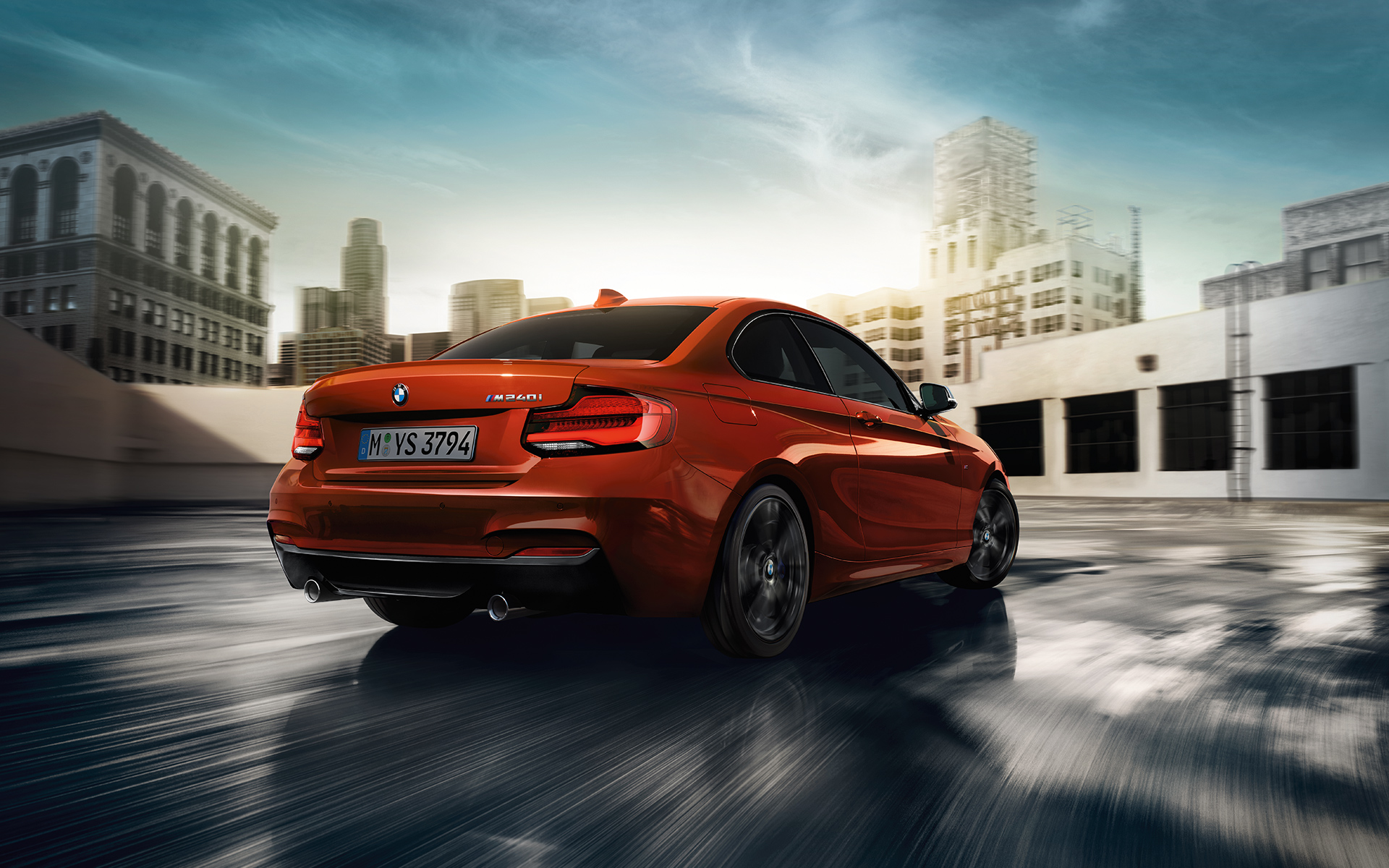 BMW radu 2 Coupé zozadu BMW radu 2 Coupé zozadu