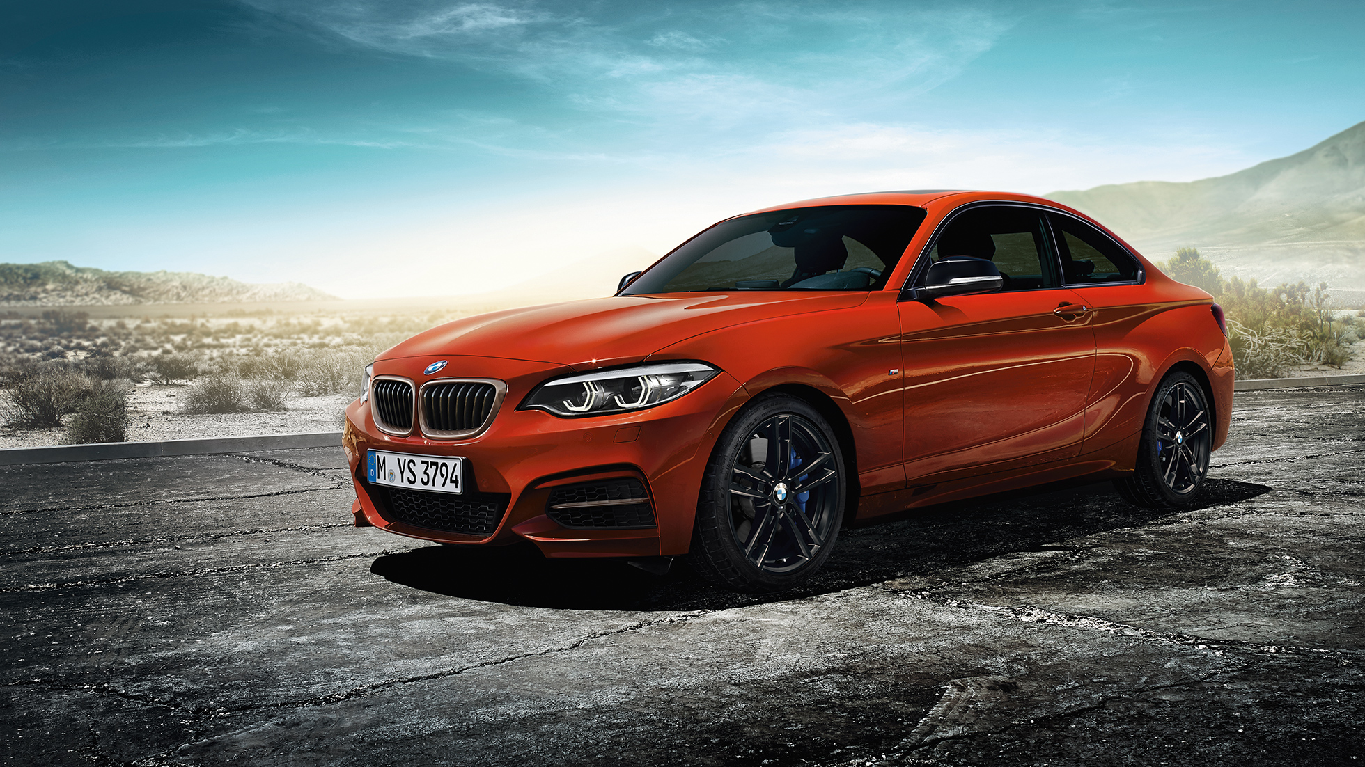 BMW radu 2 Coupé, snímka prednej časti BMW radu 2 Coupé, snímka prednej časti