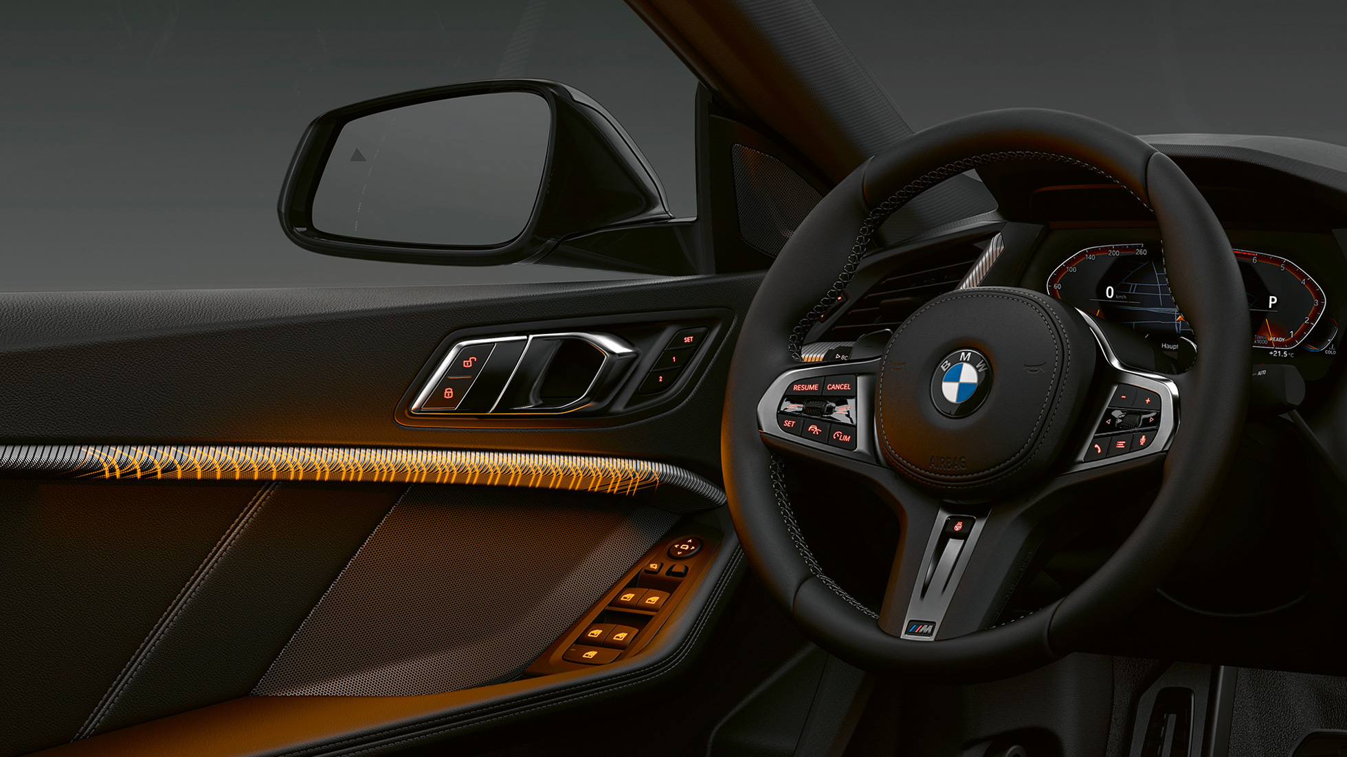 Podsvietené interiérové lišty BMW radu 2 Gran Coupé Podsvietené interiérové lišty BMW radu 2 Gran Coupé F44 interiér