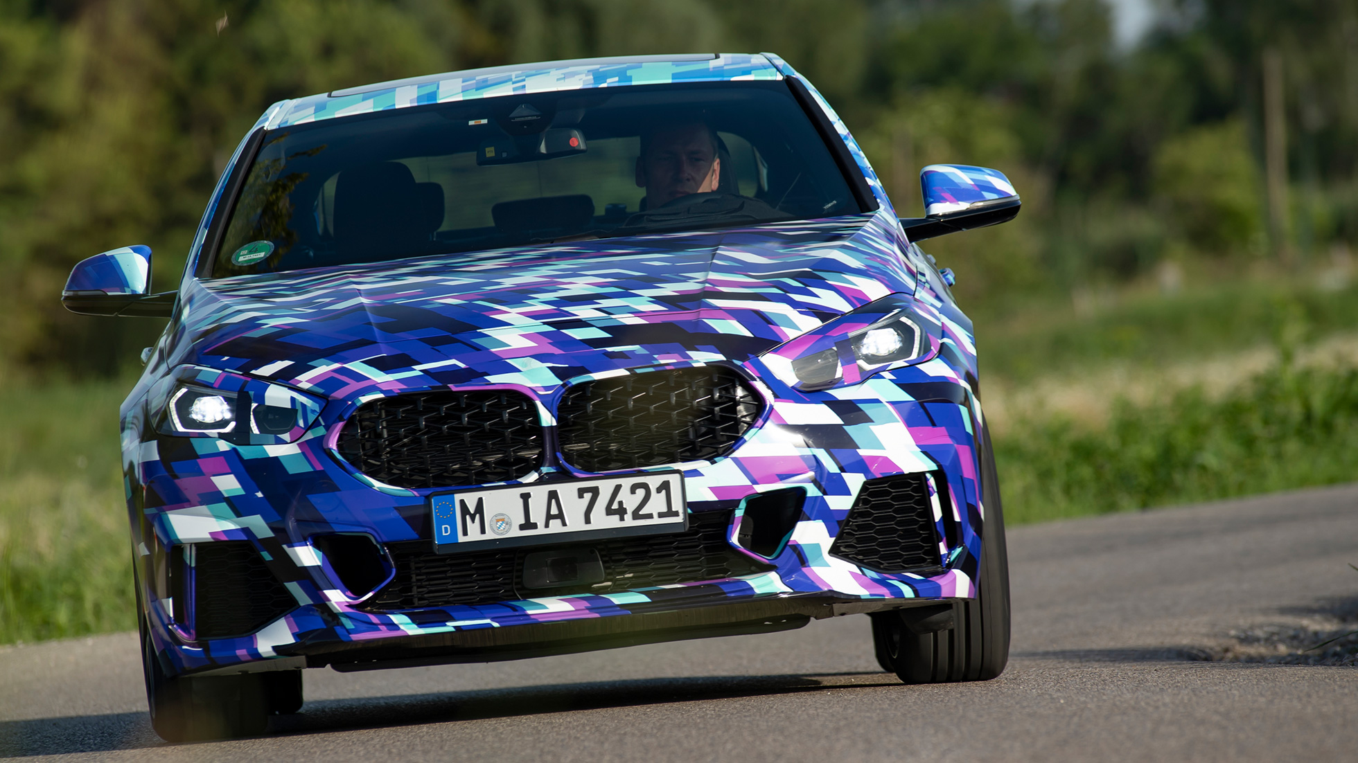 Predná časť BMW radu 2 Gran Coupé BMW radu 2 Gran Coupé F44 2020 predný pohľad, prototyp