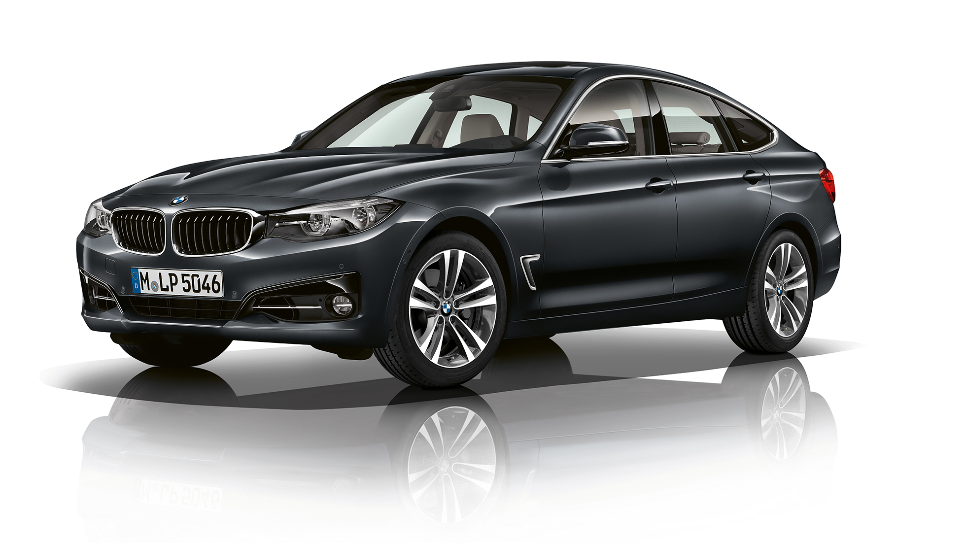 BMW radu 3 Gran Turismo, model Sport Line, trojštvrťový predný pohľad BMW radu 3 Gran Turismo, model Sport Line, trojštvrťový predný pohľad