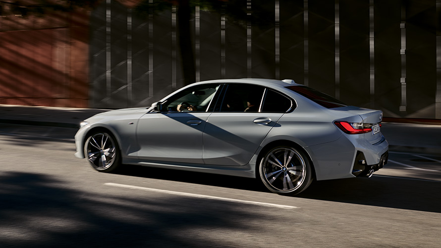 BMW radu 3 Sedan G20 siedma generácia bočný pohľad Modely BMW radu 3 BMW radu 3 Sedan G20 siedma generácia bočný pohľad