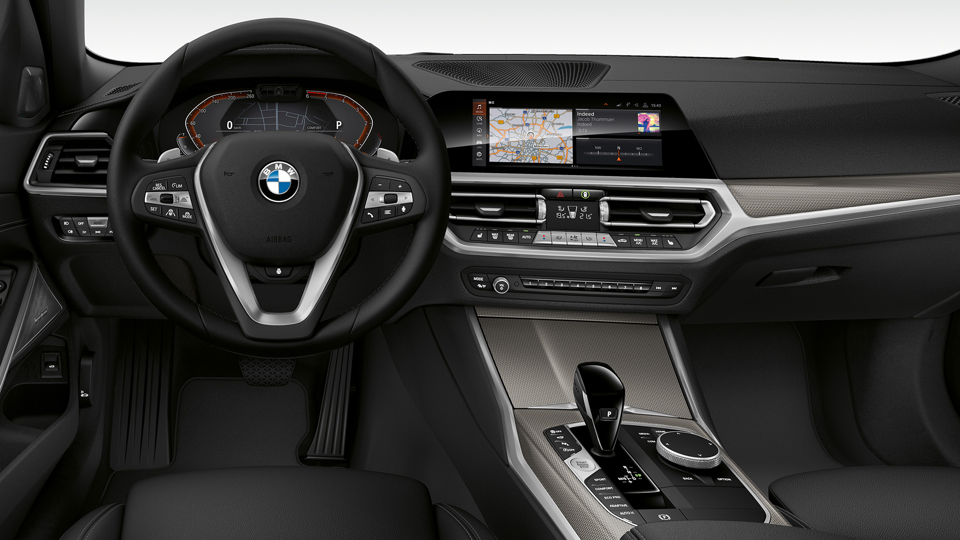 Model Sport Line kokpit BMW radu 3 Touring, model Sport Line, kokpit