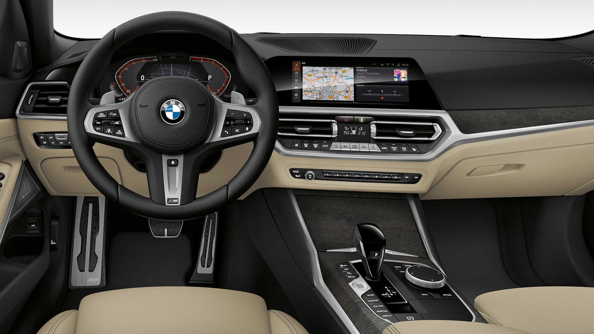 Model M Sport kokpit BMW radu 3 Touring, model M Sport, kokpit