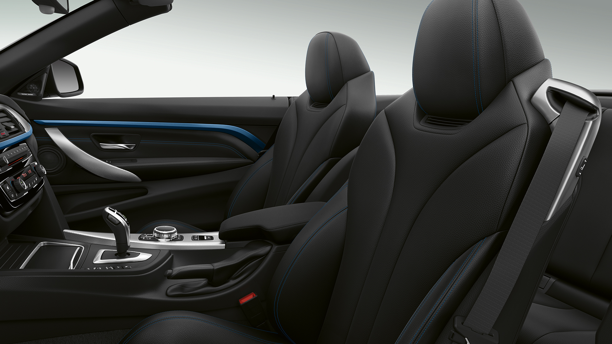 BMW radu 4 Cabrio, model M Sport, interiér BMW radu 4 Cabrio, model M Sport, interiér