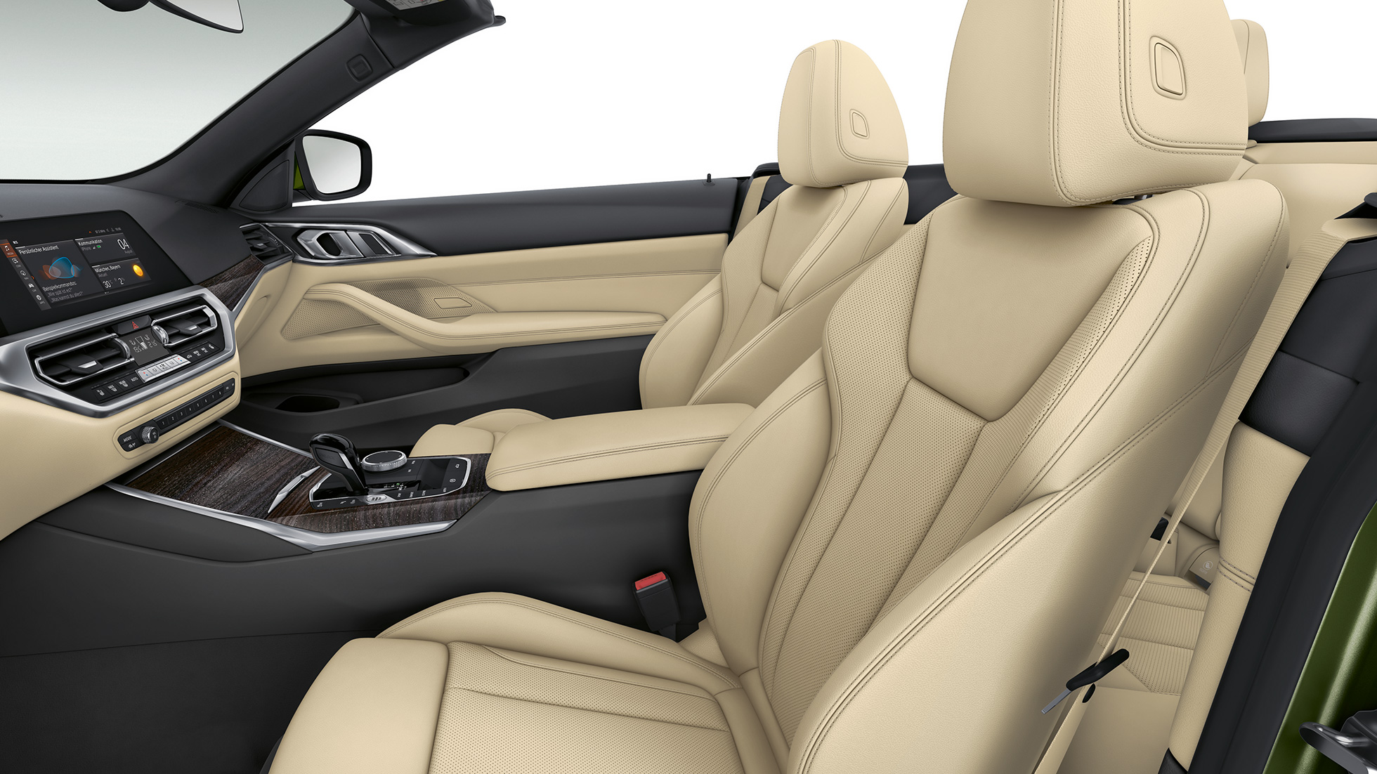 Sedadlá BMW radu 4 Cabrio základný model G23 2020 BMW radu 4 Cabrio G23 2020 základný model interiér sedadlá