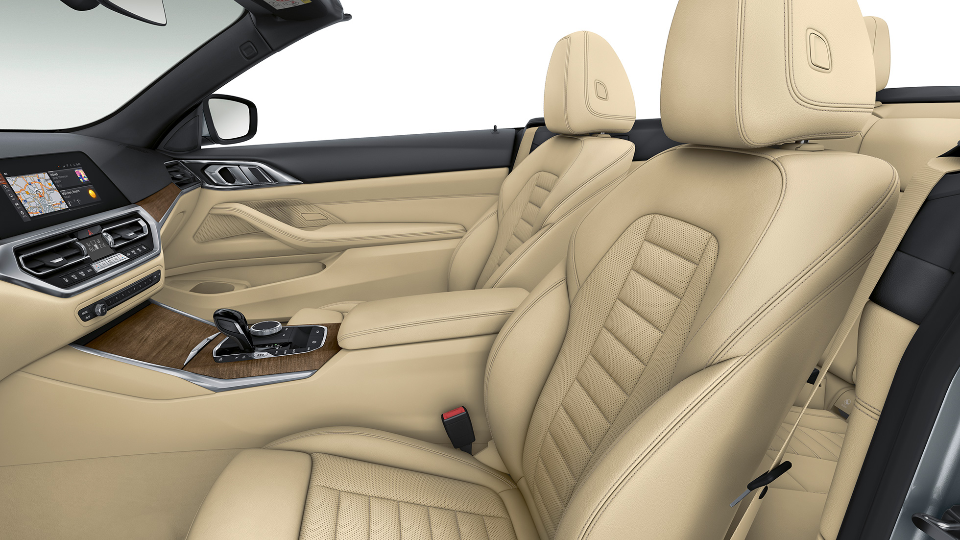 Sedadlá BMW radu 4 Cabrio základný model G23 2020 BMW radu 4 Cabrio G23 2020 základný model interiér sedadlá