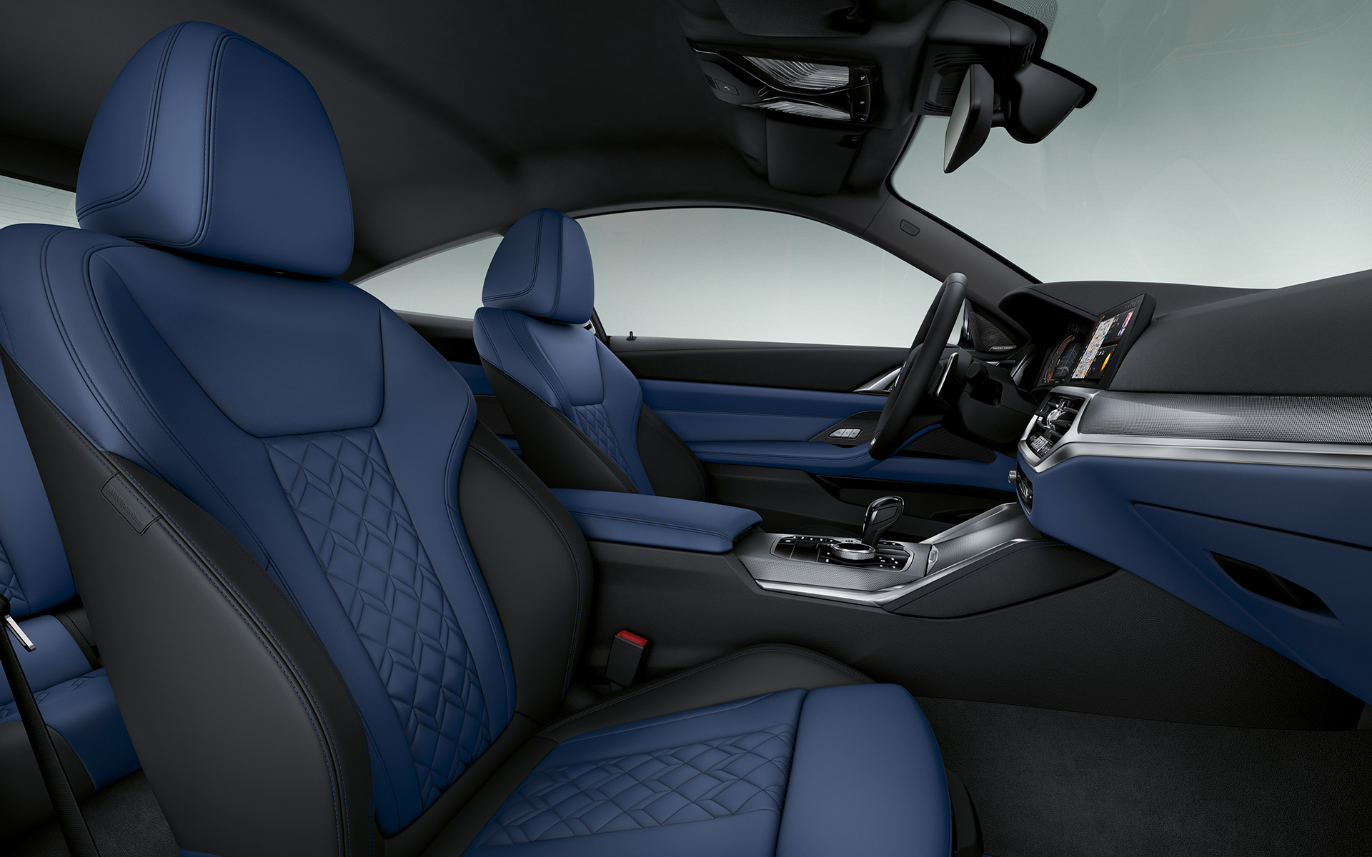 BMW Individual koža s rozšíreným rozsahom Merino | Fjord Blue/Black BMW radu 4 Coupé Individual 2020 G22 BMW Individual koža s rozšíreným rozsahom Merino | Fjord Blue/Black BMW radu 4 Coupé Individual 2020 G22