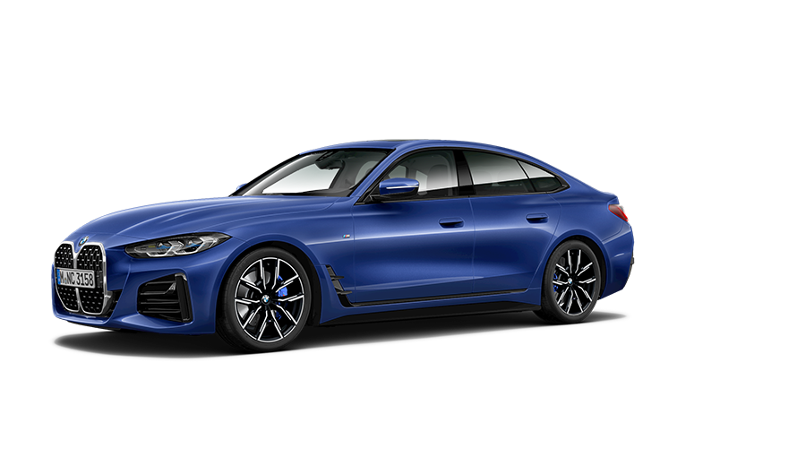 BMW radu 4 BMW radu 4 Gran Coupé G26 2021 bočný pohľad BMW radu 4 BMW radu 4 Gran Coupé G26 2021 bočný pohľad