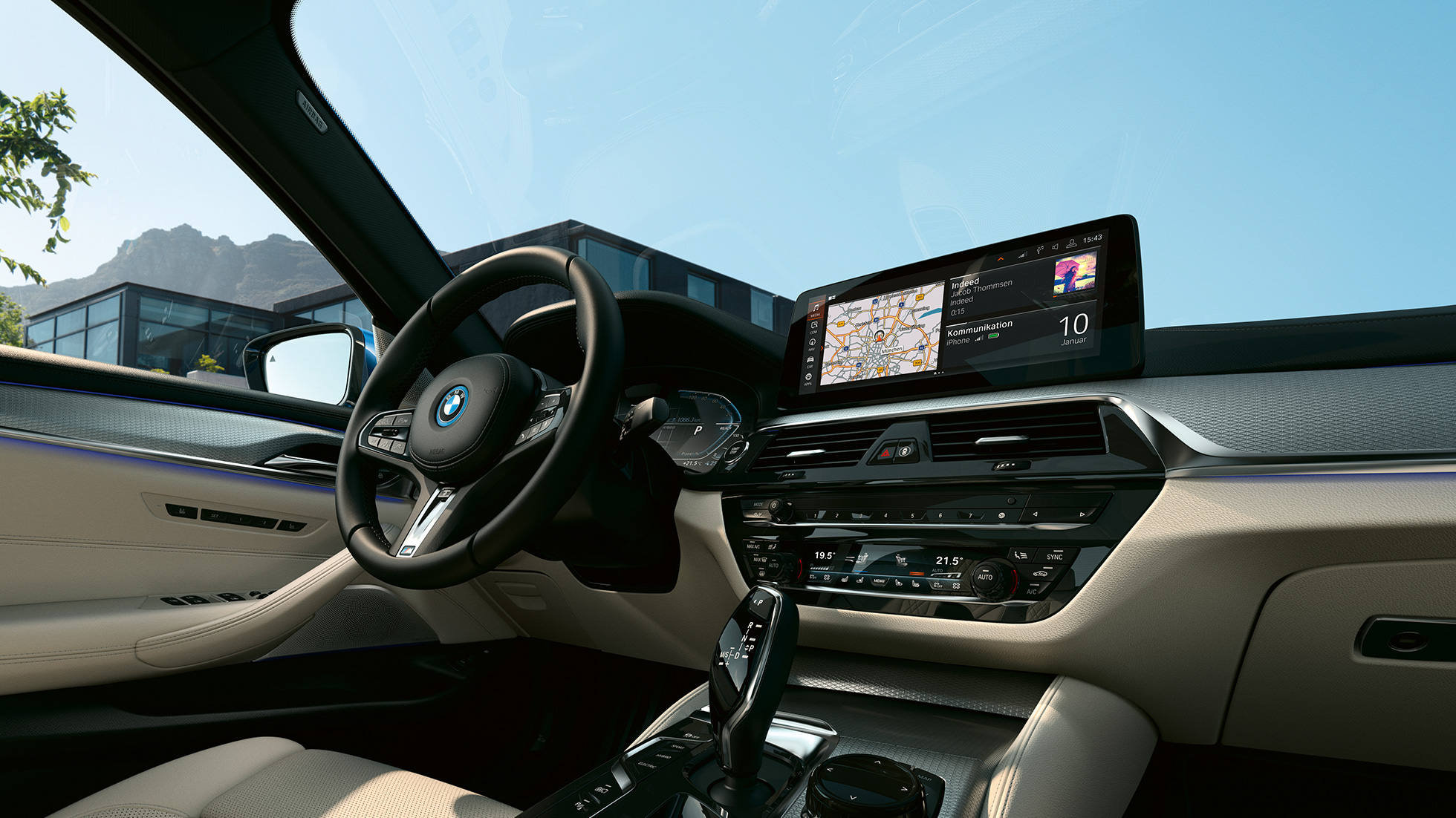 Interiér BMW radu 5 Sedan G30 BMW radu 5 Sedan G30 Facelift 2020 interiér