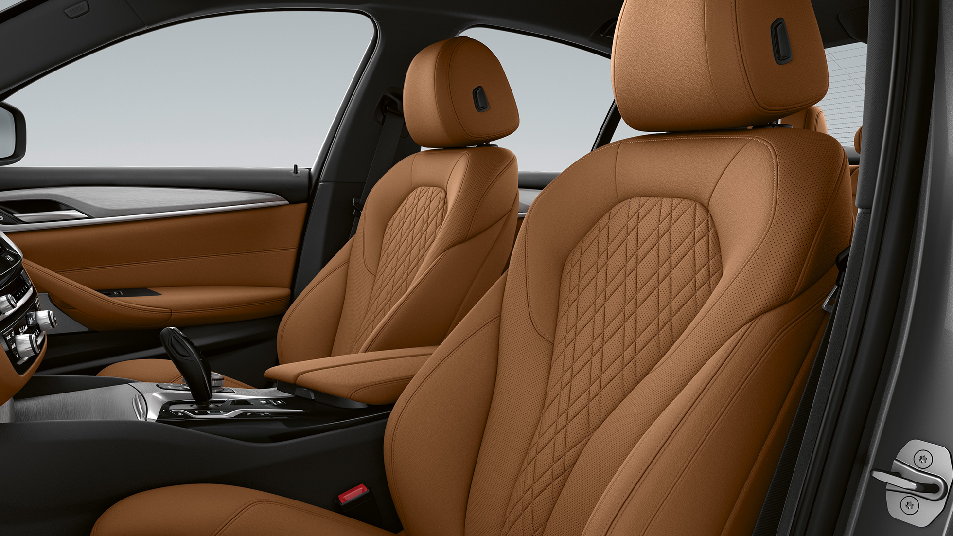 Čalúnenie BMW radu 5 Sedan G30 základná výbava Čalúnenie Sensatec Cognac BMW radu 5 Sedan 540i Sedan G30 2020 základná výbava interiér