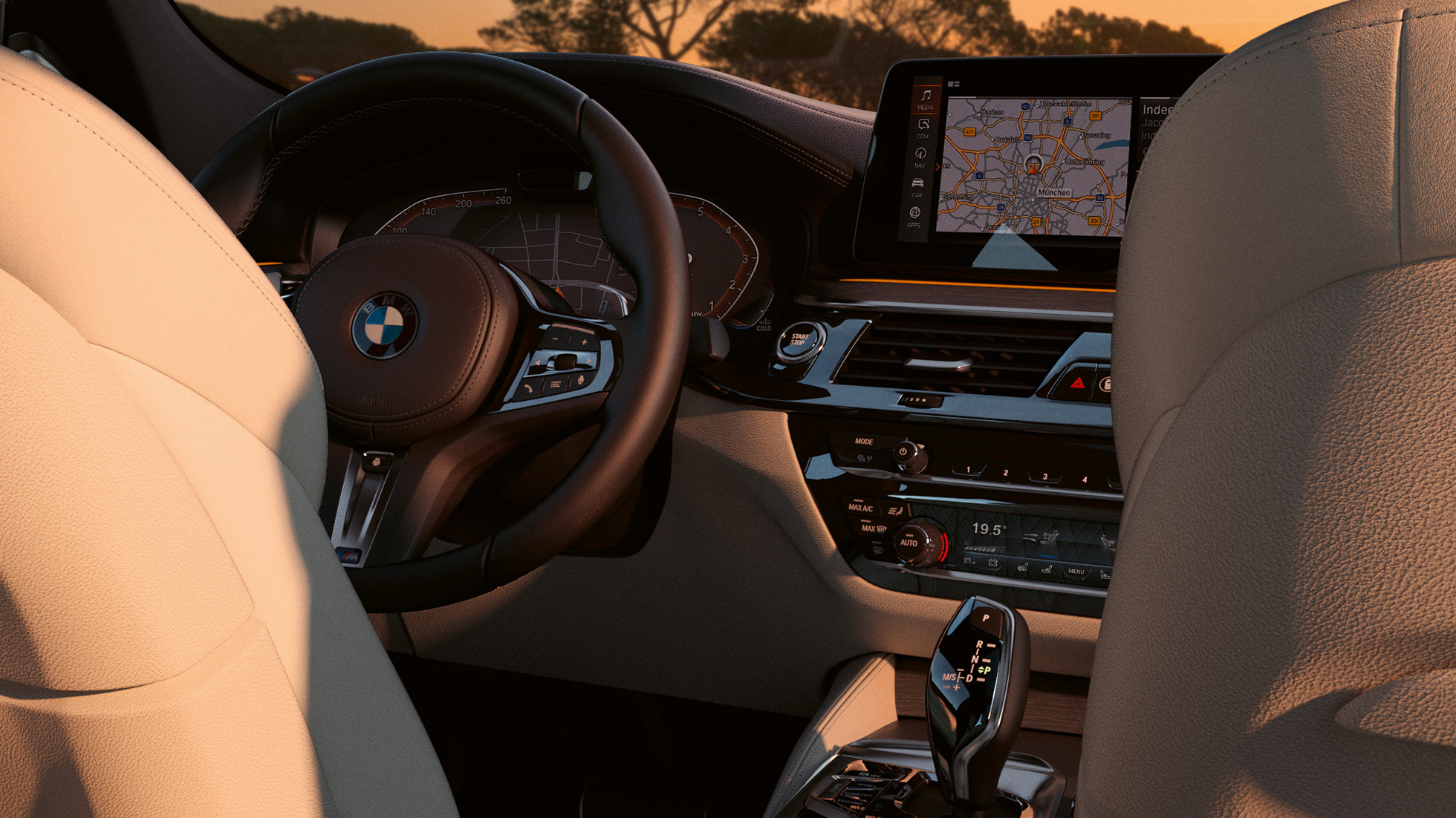 Kokpit BMW radu 6 Gran Turismo 640i xDrive G32 2020 Interiér Kokpit BMW radu 6 Gran Turismo G32 2020