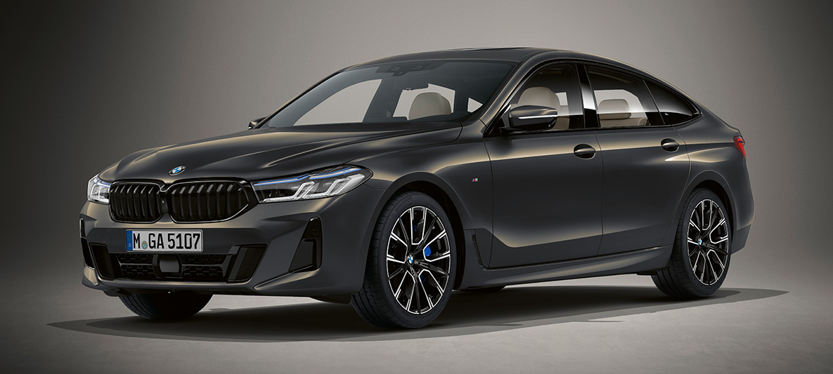BMW Individual metalíza Tanzanite Blue BMW radu 6 Gran Turismo G32 2020 BMW Individual metalíza Tanzanite Blue BMW radu 6 Gran Turismo G32 2020 predobočný pohľad statický