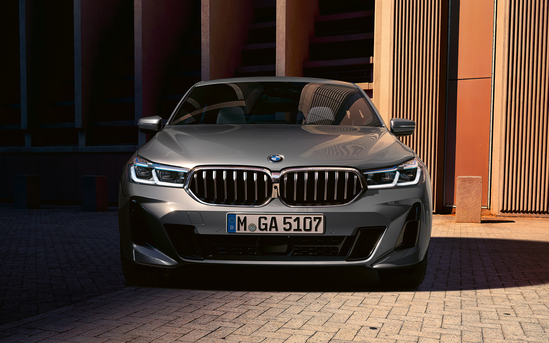 Predná časť BMW radu 6 Gran Turismo G32 2020 Predný dizajn BMW radu 6 Gran Turismo 640i xDrive G32 2020 Bernina Grey predný pohľad