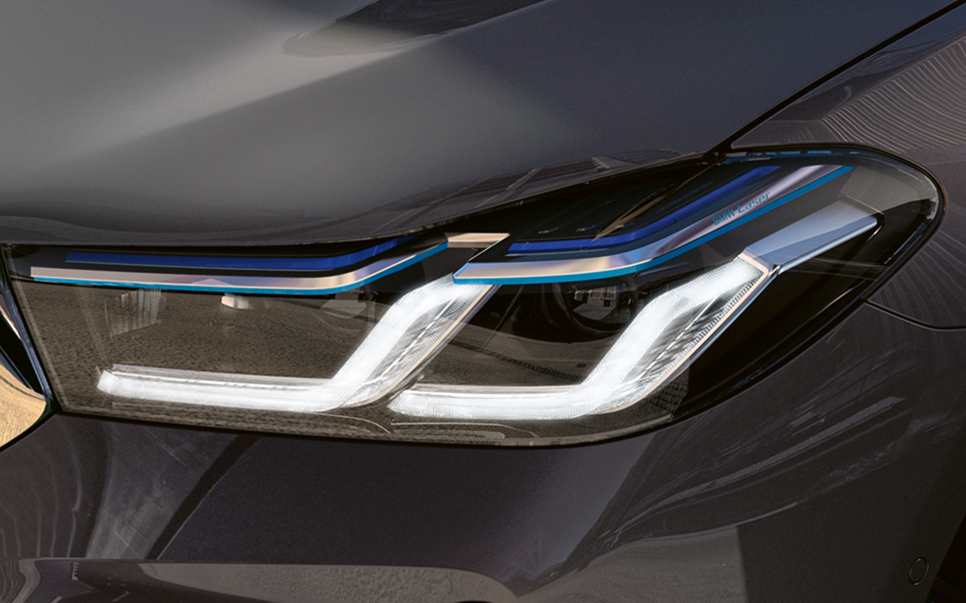 BMW Laserlight BMW radu 6 Gran Turismo G32 2020 BMW Laserlight BMW radu 6 Gran Turismo 640i xDrive G32 2020 Bernina Grey detailný predný pohľad