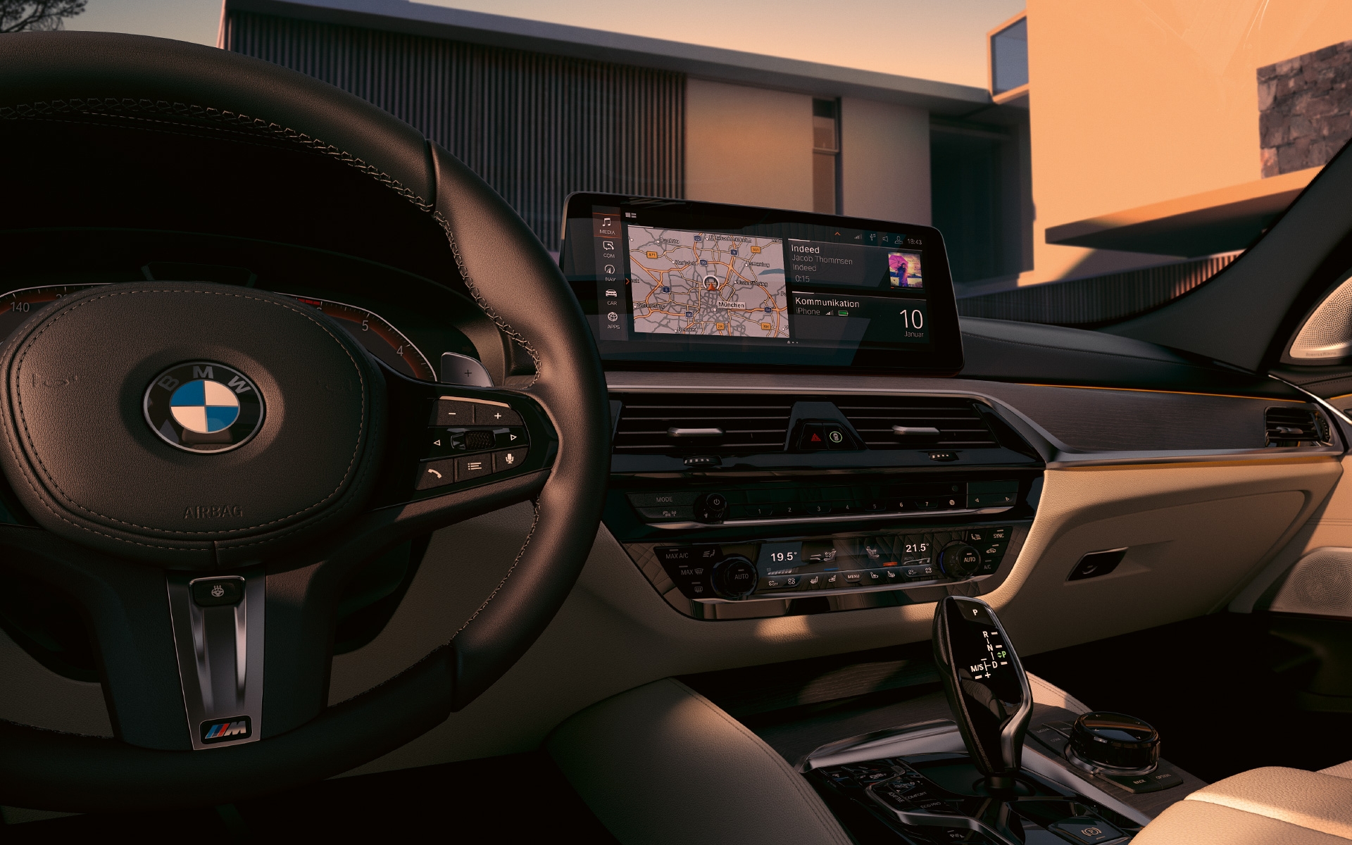 Kokpit BMW radu 6 Gran Turismo G32 2020 Kokpit BMW radu 6 Gran Turismo 640i xDrive G32 2020 Interiér