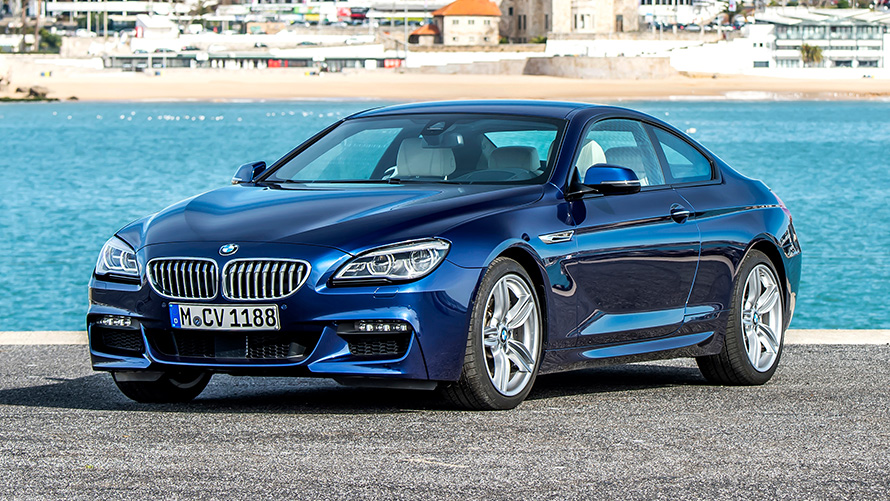 BMW radu 6 Coupé (F13) predobočný pohľad pred plážou BMW radu 6 Coupé (F13) predobočný pohľad pred plážou