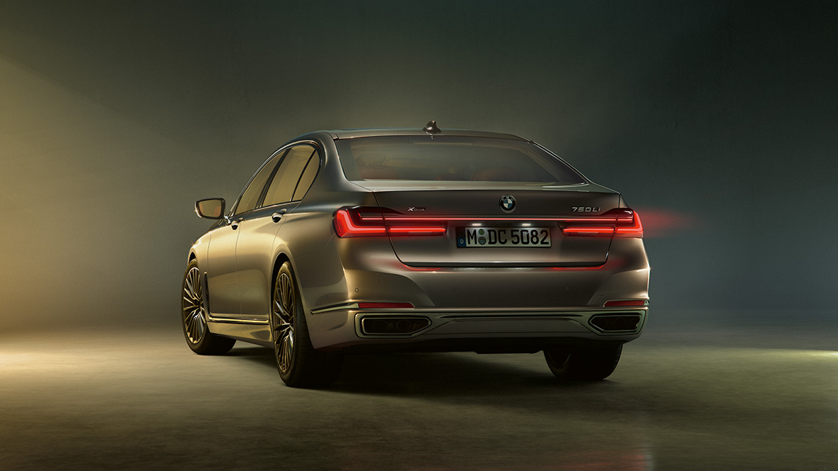 BMW radu 7 Sedan svetelný koncept Svetelný koncept: BMW radu 7 Sedan, pohľad zozadu