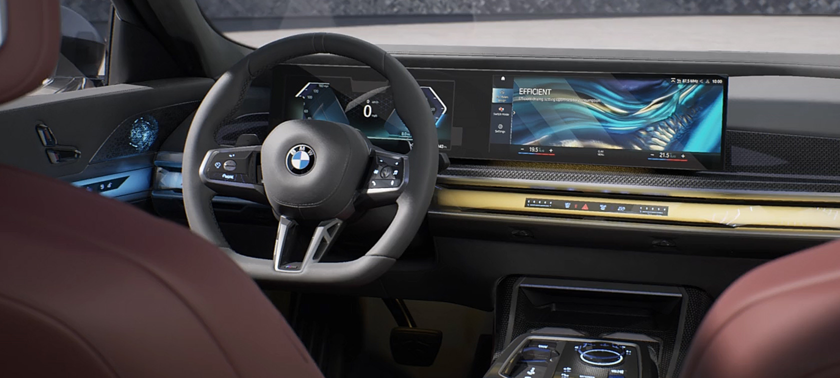 Dizajn interiéru BMW radu 7 Sedan G70 ICE 740i M Sport balík BMW radu 7 Sedan G70 ICE 740i M Sport balík dizajn interiéru