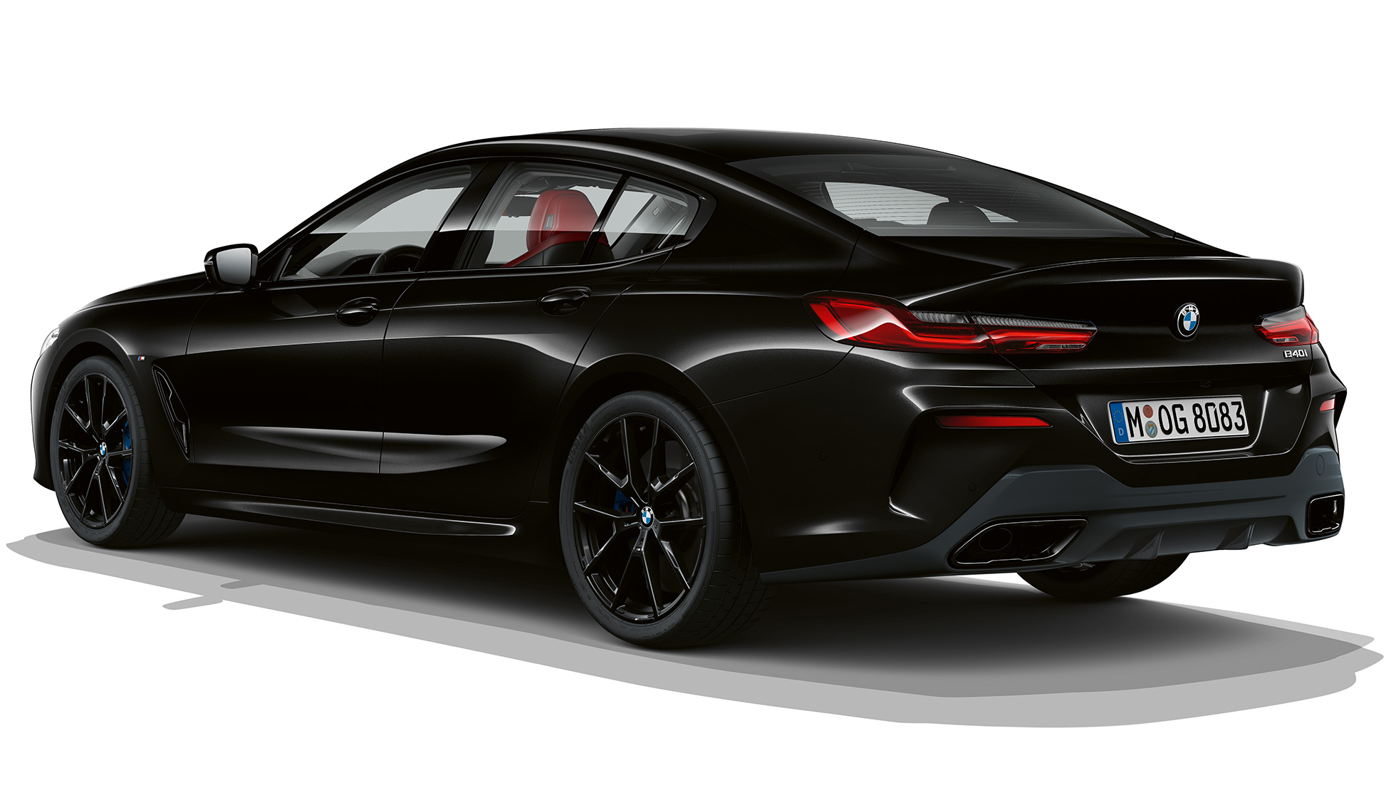 M Sport balík, trojštvrťový zadný pohľad BMW radu 8 Gran Coupé, M Sport balík, trojštvrťový zadný pohľad