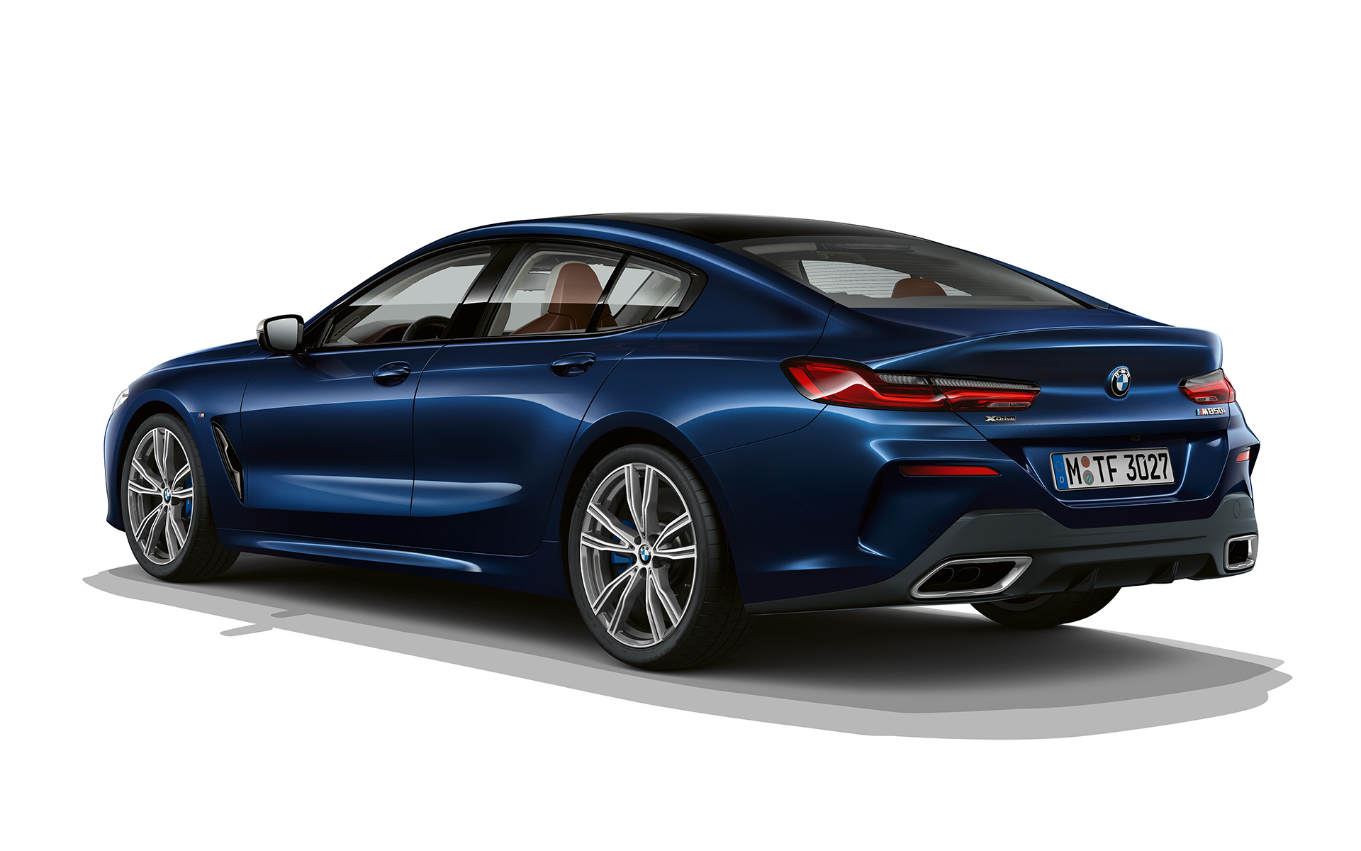 Individual Sophistication trojštvrťový zadný pohľad BMW radu 8 Gran Coupé, Individual Sophistication trojštvrťový zadný pohľad