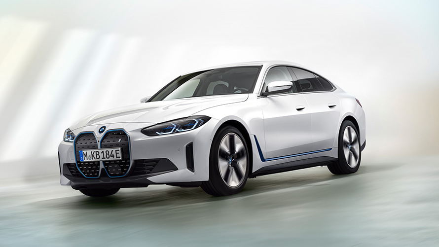 BMW i4 2021 G26 obrázok 2 BMW i4 2021 G26 čisto elektrické Gran Coupé elektrický automobil obrázok 2