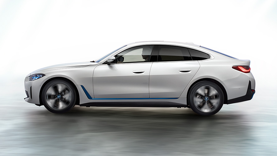 BMW i4 2021 G26 obrázok 3 BMW i4 2021 G26 čisto elektrické Gran Coupé elektrický automobil obrázok 3
