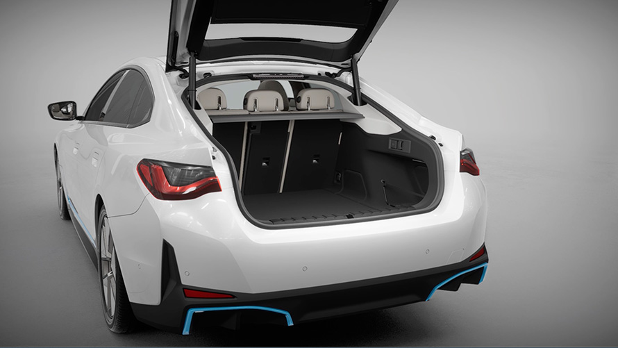 Veko kufra a batožinový priestor BMW i4 G26 2021 Veko kufra a batožinový priestor BMW i4 G26 2021
