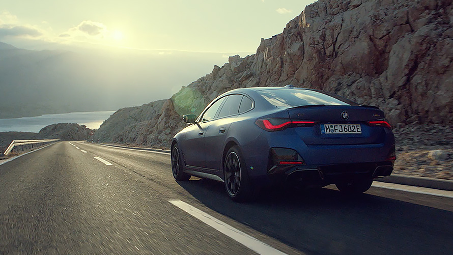 Video o športovosti čisto elektrického BMW i4 M50 G26 2021 Video o športovosti čisto elektrického BMW i4 M50 G26 2021