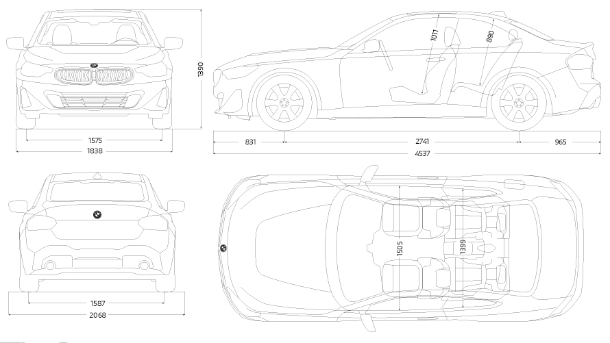 BMW M240i xDrive Coupé G42 2021 BMW M240i xDrive Coupé G42 2021 metalíza Black Sapphire